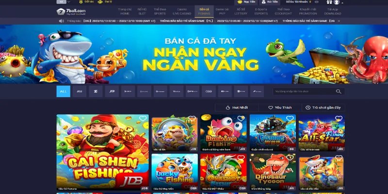 Hòa mình cùng ván game tại 7Ball